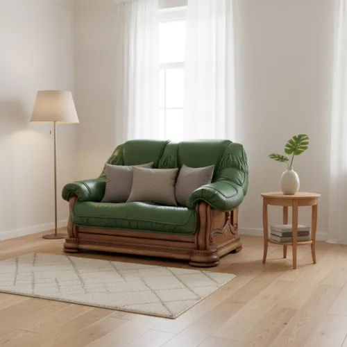 Диван прямой Курьер Гризли 2-х местный