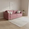 Диван прямой Марсель 3-х местный розовый