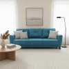 Диван прямой Мишель 3-х местный бирюзовый