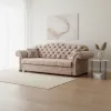 Диван прямий Вегас тримісний бежевий