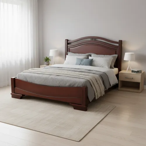 Двоспальне ліжко 160x200 Христина (дерево)