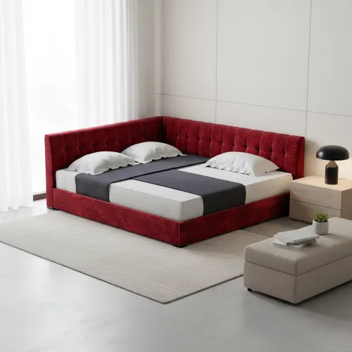 Двоспальне ліжко 160x200 Лео