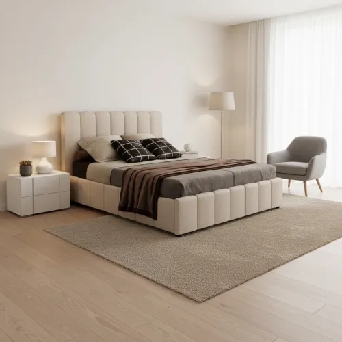 Двоспальне ліжко 160x200 Лондон бежева