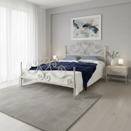 Двоспальне ліжко 160x200 Венеція (коване)
