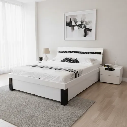 Двуспальная кровать 160x200 СВ София Ажур