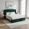 Двоспальне ліжко 160x200 Тіффані зелена