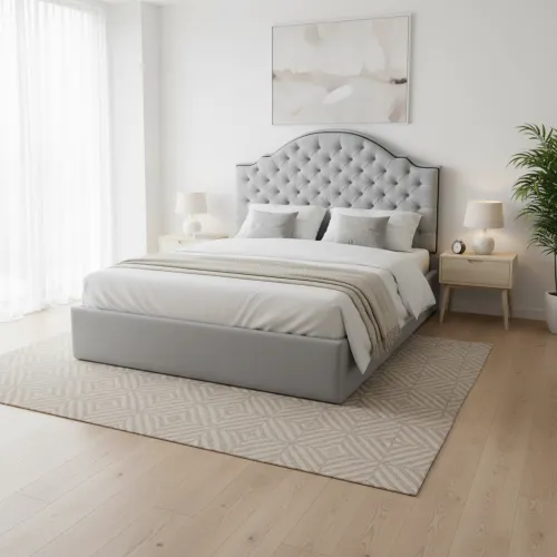 Двоспальне ліжко 180x200 Модена сіре