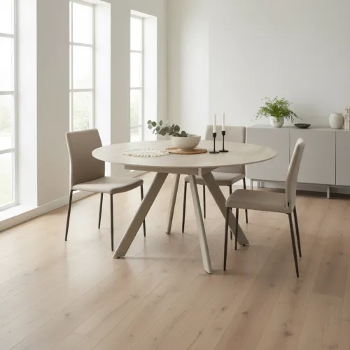 Керамічний стіл Сієна TML-1240 римський траветрін капучино