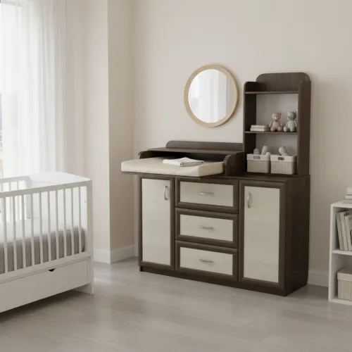 Комод АКМ-63+Пеленатор+Полиця до пеленатора