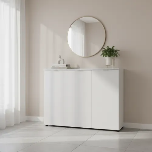 Комод Doros Рон 6 3 фасади Білий 120х38х100 (41515999)