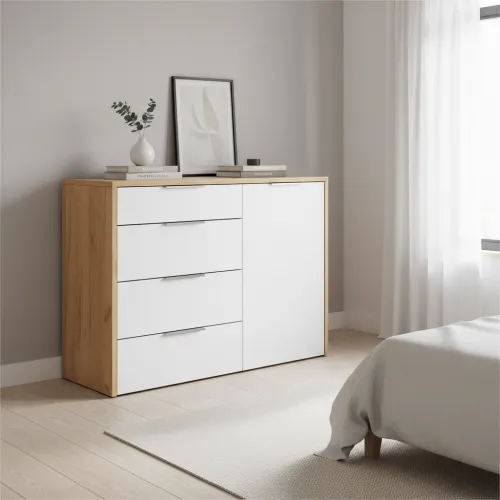 Комод МироМарк Асти 1Д 4Ш