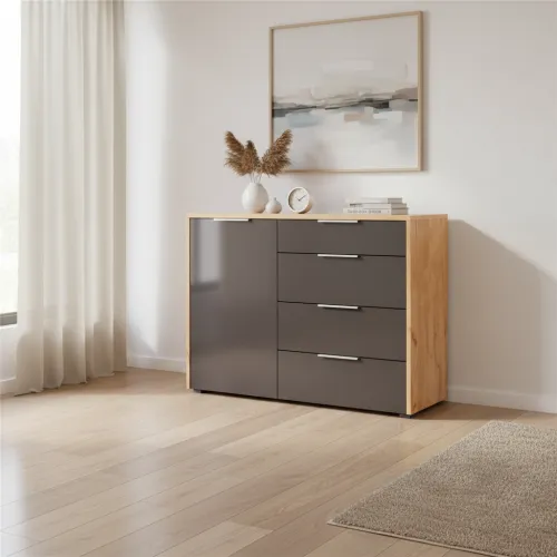 Комод МироМарк Луна 1Д 4Ш