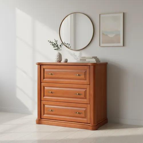 Комод Шопен 3 шухляди горіх 254