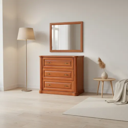 Комод Шопен 3 шухляди слонова кістка 374/10