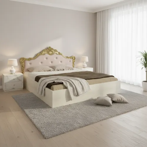 Ліжко Jennifer 180x200 JF-37-RB/BL біле