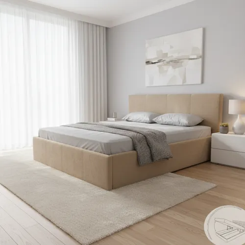 Кровать Nicole с подъемным механизмом 180x200 SF-46-NL