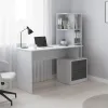 Офисный стол Doros Т7 Белый/Графит 136х55х138 (41516058)