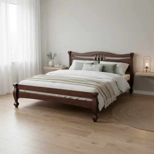 Полуторная кровать 120х200 Даллас орех