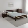 Полуторная кровать 120х200 Ликерия с изножьем черный орех
