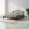 Полуторная кровать 140x200 Металл-Дизайн Анжелика кованый металл