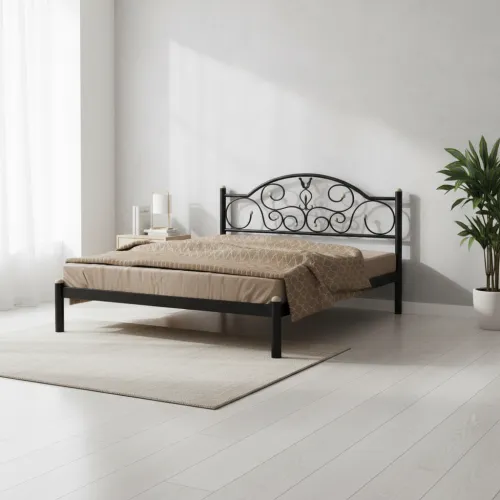 Двоспальне ліжко 140x200 Анжеліка кований метал