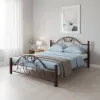 Двоспальне ліжко 140x200 Франческа дерев'яні ніжки