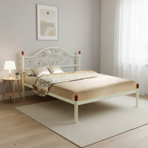 Двоспальне ліжко 140x200 Франческа кований метал