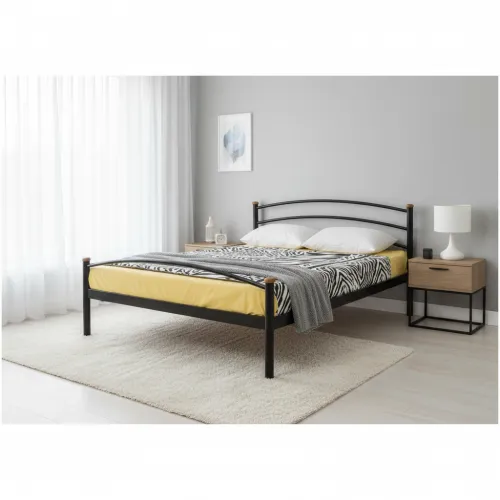 Двоспальне ліжко 140x200 Маргарита кований метал