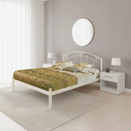 Двоспальне ліжко 140x200 Монро кований метал