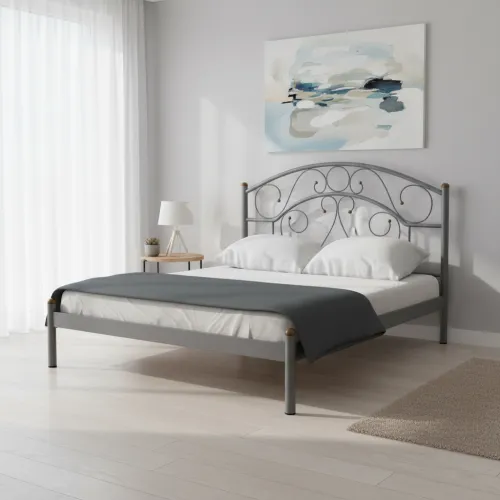 Двоспальне ліжко 140x200 Скарлет кований метал