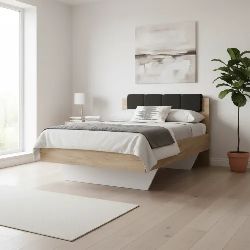 Двоспальне ліжко 140x200 Місяць