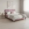 Двоспальне ліжко 140x200 Мішель рожеве