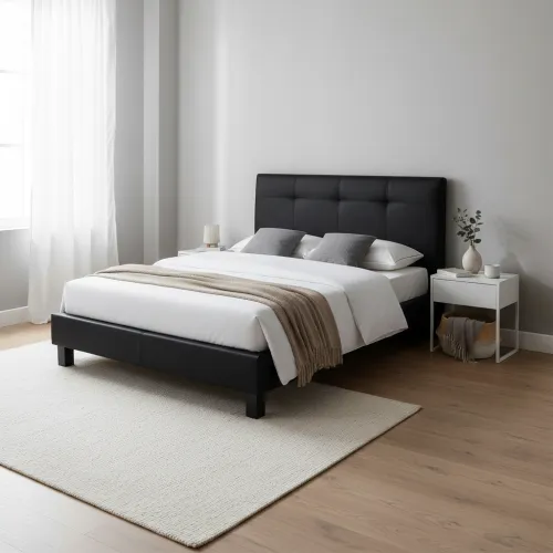 Двоспальне ліжко 140x200 Нова