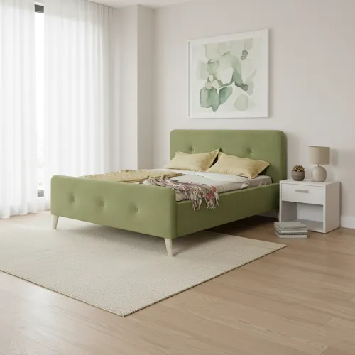 Двоспальне ліжко 140x200 Нойланд пм