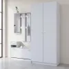 Прихожая Doros Alice и шкаф Promo 2 ДСП Белый/Белый (42005077)