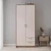 Распашной шкаф для одежды Doros Ронди Дуб Артизан/Кашемир 2ДСП 82х52х195 (80737805)