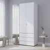 Шафа для одягу Doros Гелар Біла 2ДСП/Дзеркало 116.5х49.5х203.4 (42002154)