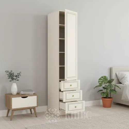Шкаф Киевский Стандарт Тиффани 1Д 3Ш