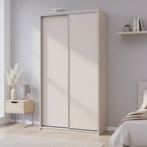 Шкаф купе Doros Сити Лайт Кашемир 2 ДСП 120х45х225 (80736332)