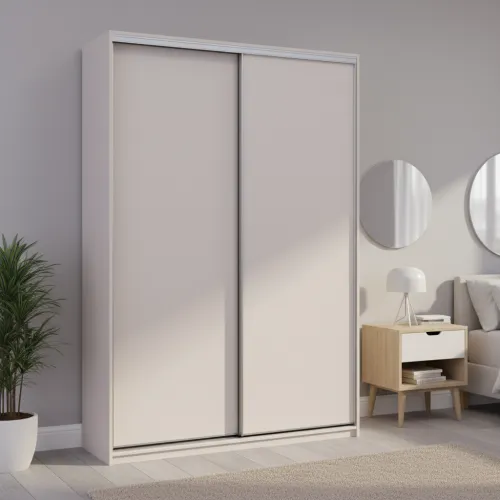 Шкаф купе Doros Сити Лайт Кашемир 2 ДСП 150х45х225 (80736350)