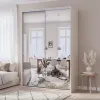 Шафа купе Сіті Лайт Кашемір 2 Дзеркала 150х60х225 (80736359)