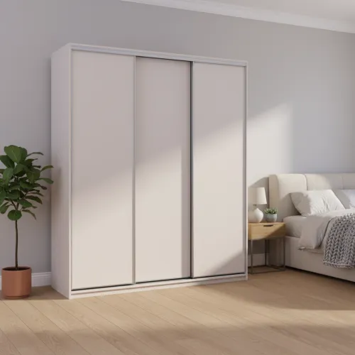 Шафа купе Doros Сіті Лайт Кашемір 3 ДСП 180х60х225 (80736365)