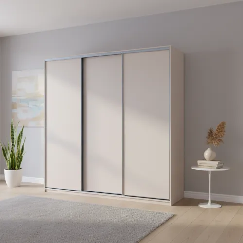 Шафа купе Doros Сіті Лайт Кашемір 3 ДСП 225х60х225 (80736377)