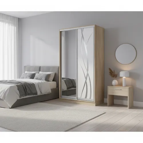 Шафа купе E Line ШК 1.1 1100×450×2400 мм