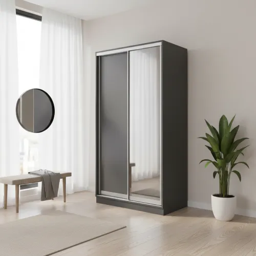 Шкаф-купе E Line ШК 1.2 1000х600х2400 мм