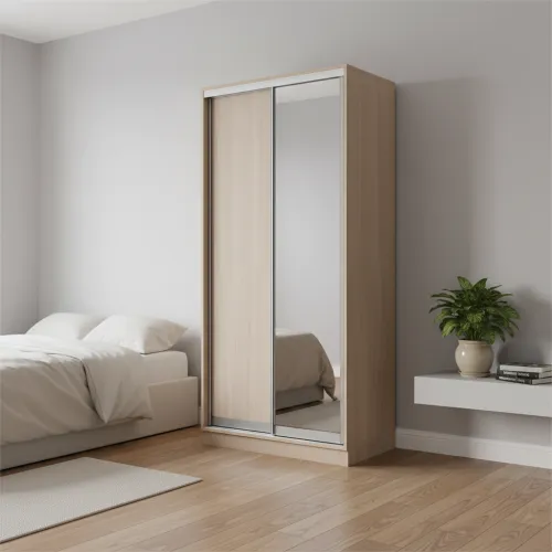 Шафа купе E Line ШК 1.2 900×600×2400 мм