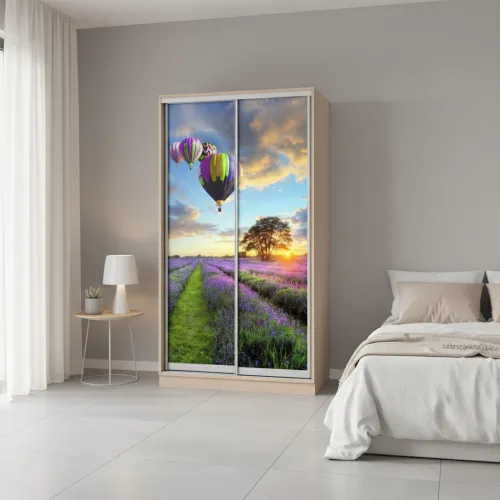 Шафа купе E Line ШК 2.1 1400×600×2400 мм