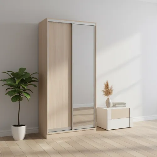 Шафа купе E Line ШК 2.2 1400×600×2400 мм