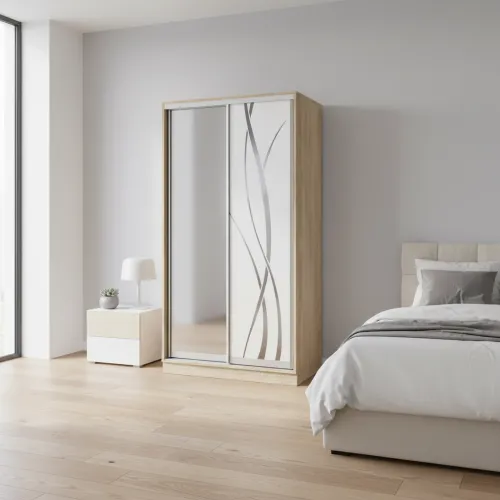 Шкаф-купе E Line ШК 2.2 1500х450х2400 мм