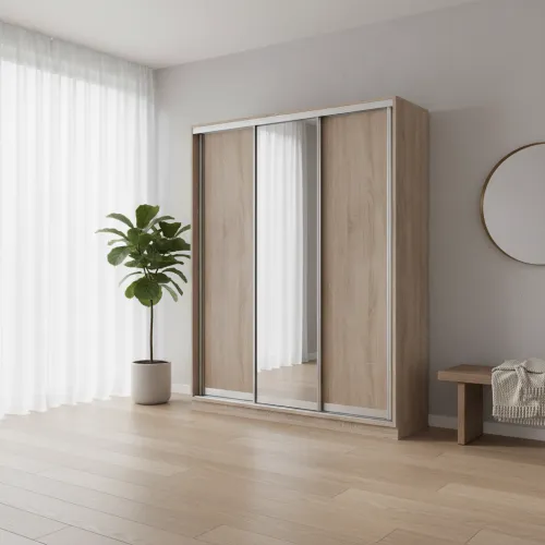 Шкаф-купе E Line ШК 3.2 1800х600х2400 мм